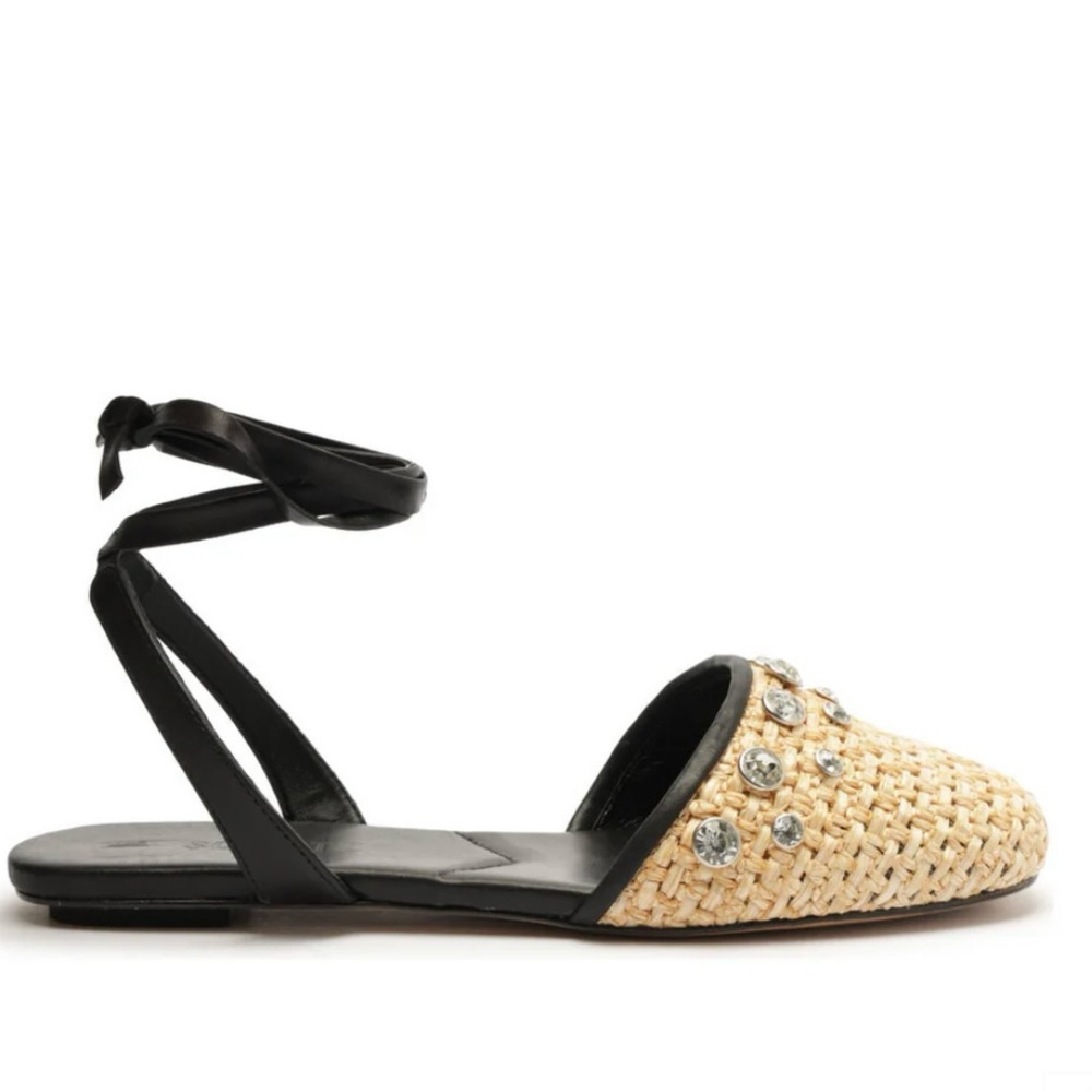 NWT SCHUTZ Abrie Leather Flat Size 6.5